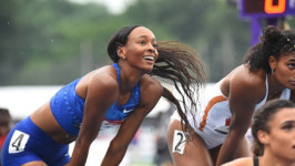 무함마드, 여자 400m 허들 세계신기록