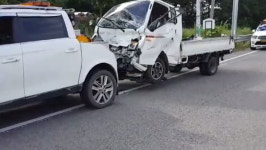 충북 청주 오창분기점 인근 6중 추돌…9명 부상