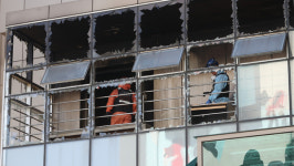 제일평화시장 화재 1차 합동감식 진행…내일 2차 감식