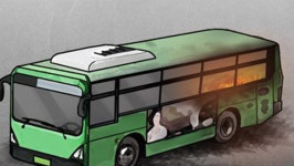 대구 도원동에서 달리던 시내버스에 불…승객 등 7명 대피