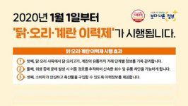 새해부터 닭·오리·계란도 축산물 이력제 적용