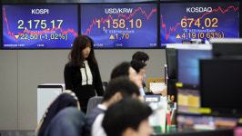 새해 첫날 코스피 1%대 급락 마감…2,180선 붕괴