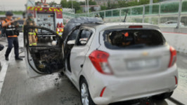 구리-포천 고속도로 선단 나들목 부근서 6중 추돌사고