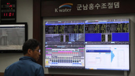 경기 연천군 필승교 위험수위…임진강 유역 캠핑족 대피