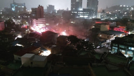 목포 남교동 여관서 불…4명 부상