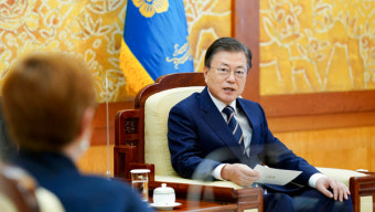 문 대통령, 호주 외교·국방장관 접견 