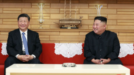 김정은, 시진핑 축전에 답전‥