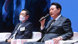 무역협회 찾은 윤 당선인 청년에게 무한 기회 제공하는 정부 될 것