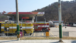 경기 고양 주유소서 LPG 가스통 폭발 사고‥노동자 2명 부상