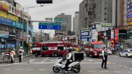 서울 불광역 근처 건물 옥상서 불‥인명피해 없어