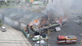 제주시 조천읍 대형마트서 불‥인명 피해 없어