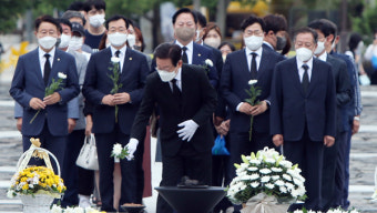 이재명, 봉하마을 참배‥
