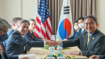 프놈펜서 한미외교장관 회담‥대만해협 평화·안정 중요성 공감