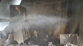 경기도 부천시 오피스텔 8층서 불‥1명 중상·1명 경상