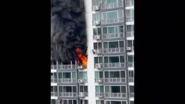 경기 용인시 기흥구 아파트서 불‥인명 피해 없어