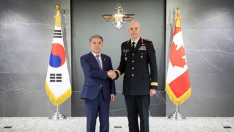 국방장관·합참의장, 캐나다 국방참모총장 접견‥국방협력 심화 논의