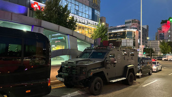 경찰, 살인예고지역에 무장특공대·장갑차 배치