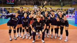 한국 여자배구, 카자흐스탄에 완패‥아시아선수권 6위 마감