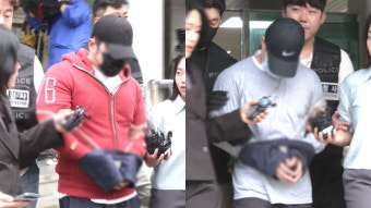 '경찰관 추락사 '마약 현장 핵심 피의자 2명 구속 송치