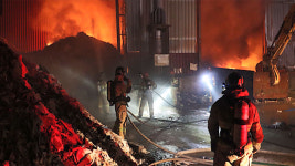 경기 고양시 폐기물집하장에서 불‥다친 사람 없어