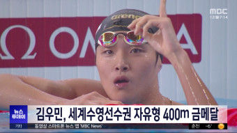김우민, 세계수영선수권 자유형 400ｍ 금메달