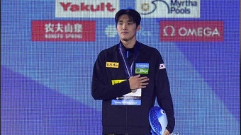 수영 김우민, 국가대표 선발전 자유형 1500m 우승‥파리올림픽 출전권 획득