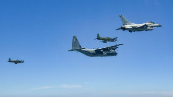 '하늘의 전함' AC-130J 참가 한미연합공중훈련 실시