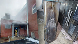 수원 초등학교 급식실서 불‥인명피해 없어