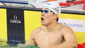 수영 김영범, 황선우 제치고 자유형 100ｍ 우승‥세계선수권 진출