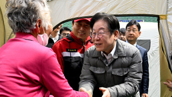이재명, 경북에서 유권자에게 호소…어민 소득 증대 약속
