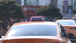 경기 광명서 전기차 택시가 신호기로 돌진‥급발진 주장