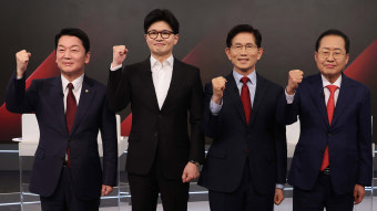 안철수 '사과 요구'에 김문수 