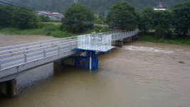 충남 금산 문암교지점 홍수주의보 발령