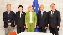 특사단, EU에 이 대통령 친서 전달‥EU 