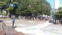 폭발물 협박 옛 안동역 광장 수색 종료‥폭발물 발견 안 돼