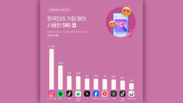 우리나라에서 가장 많이 쓰는 SNS는 인스타그램