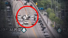 인천 검단구 왕길고가교 승용차 충돌‥3명 사망·1명 부상