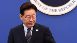 이 대통령 지지율 38%, 취임 후 최저치 경신‥2%p 하락