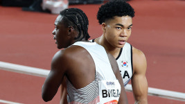 [아시안게임] 조엘 진, 100m 10초17로 4위‥비웨사는 5위