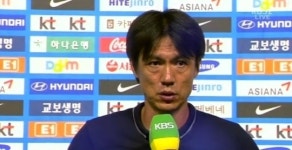 홍명보 감독 인터뷰, 가나 평가전 0:4 패배 