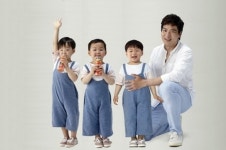 송일국-삼둥이 등 스타 가족 동반 CF 인기
