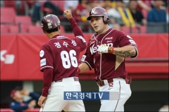 박동원 9회 결승타… 윤석민 울린 넥센, 전날 패배 설욕
