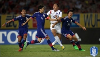 [집중분석] 남자축구 한일전 무승부, 이재성의 골대 불운 아깝다!