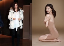 전지현, 임신 전후 사진 비교해보니..그래도 예쁘네