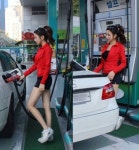 예정화, 주유소 아르바이트생으로 깜짝 변신 S라인 각선미 시선 강탈