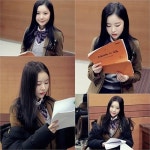 ‘한번 더 해피엔딩’ 김지안, 순정만화 비주얼 돋보이는 ‘대본 열공’