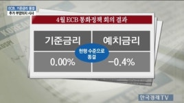 [생-글] ECB, 금리 동결…추가 부양의지 시사