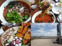 식도락 여행객 증가…제주도 성산일출봉 인근 