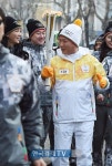 [포토]한국모델협회 이진영 변호사-임유섭 이사-양의식 회장 평창올림픽 성화봉송 해요