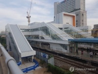 성균관대역 갑자기 선로로 뛰어들었다